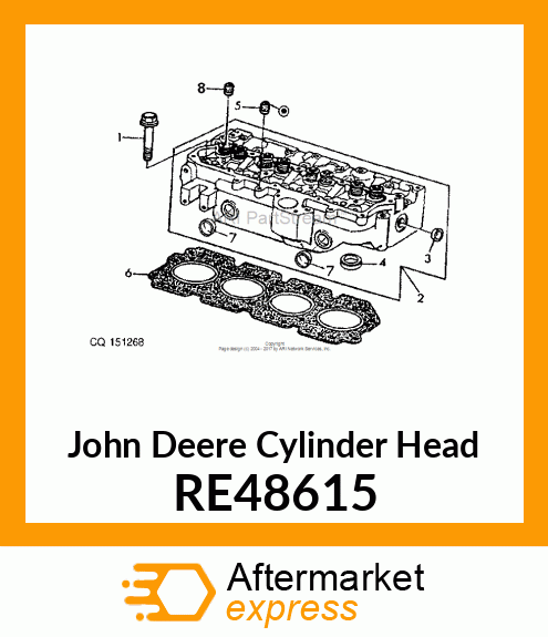 CYLINDER HEAD RE48615