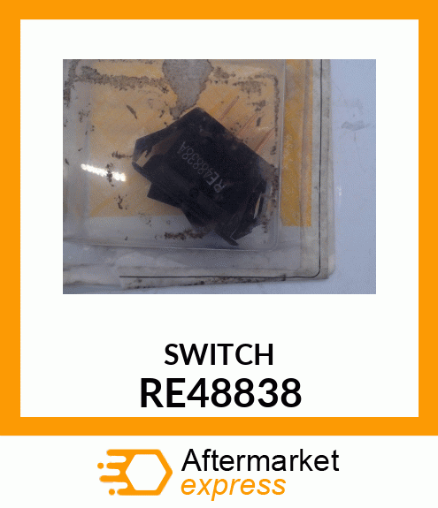 TOGGLE/ROCKER SWITCH, ROCKET RE48838