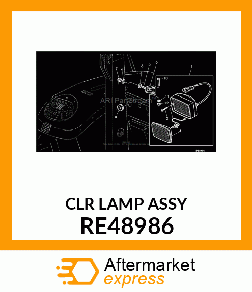 FLOODLAMP, ASSEMBLY RE48986