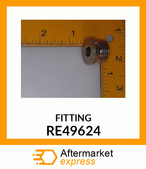 FITTING PLUG, WITH 0 RE49624