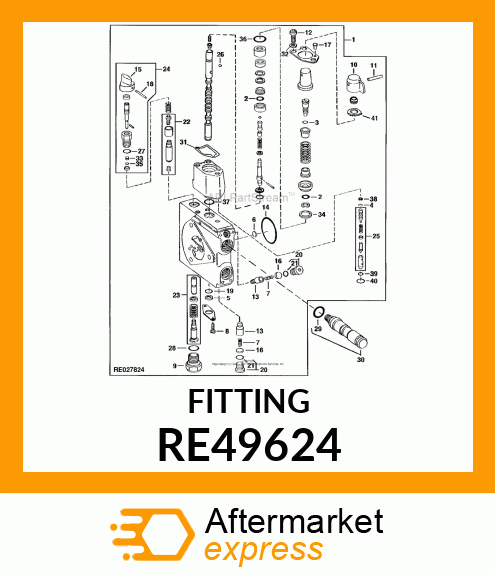 FITTING PLUG, WITH 0 RE49624