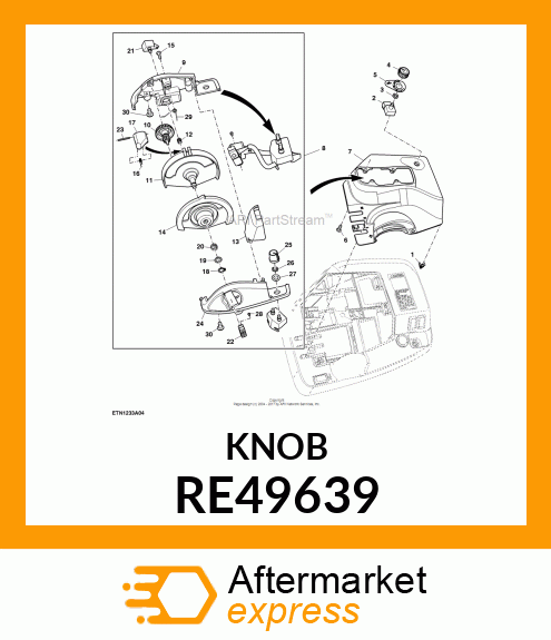 KNOB RE49639