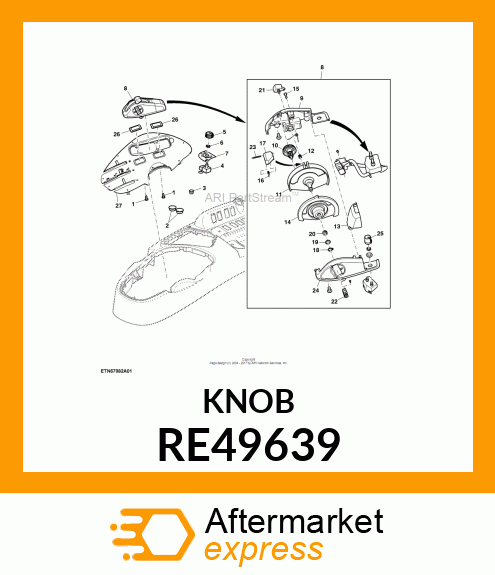 KNOB RE49639