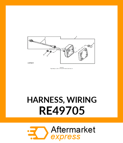 HARNESS, WIRING RE49705