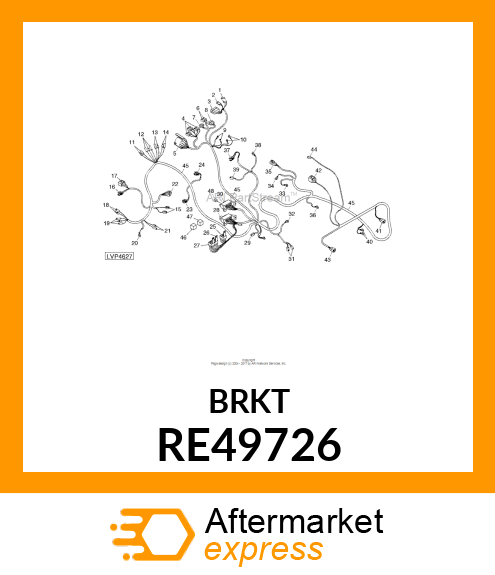 SUPPORT, LOAD CENTER RE49726