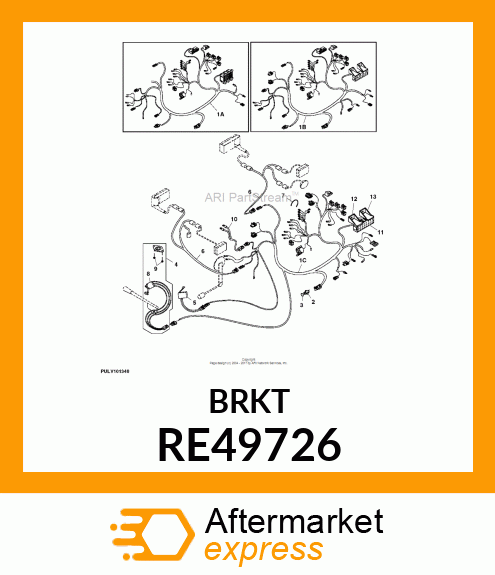 SUPPORT, LOAD CENTER RE49726