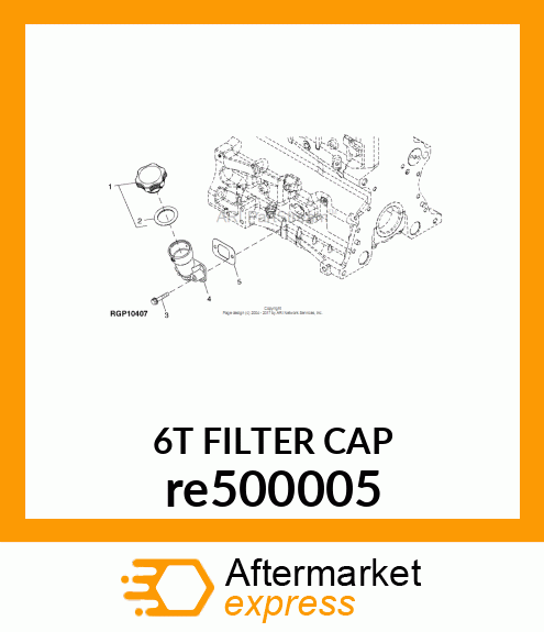 FILLER CAP,OIL re500005