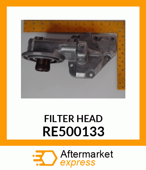 FILTER HEAD, OIL RE500133