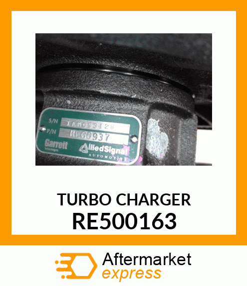 TURBOCHARGER,REMAN RE500163