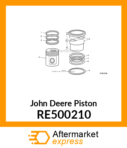 PISTON RE500210