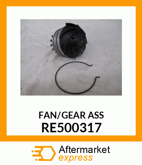 Water Pump - PUMP, WATER, ASSEMBLY (HIGH FLOW) RE500317