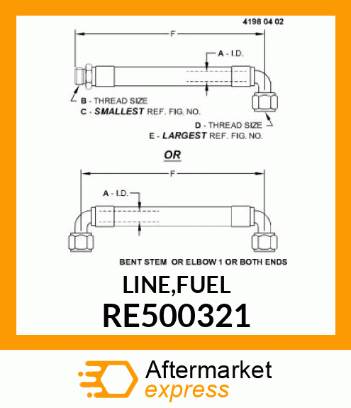 LINE,FUEL RE500321