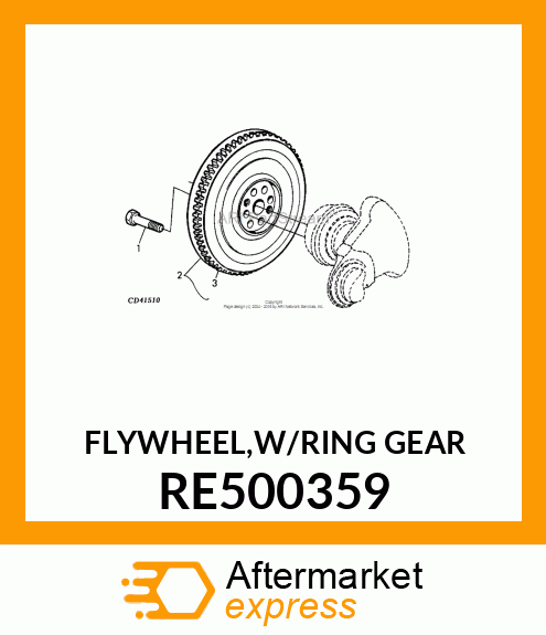 Flywheel RE500359