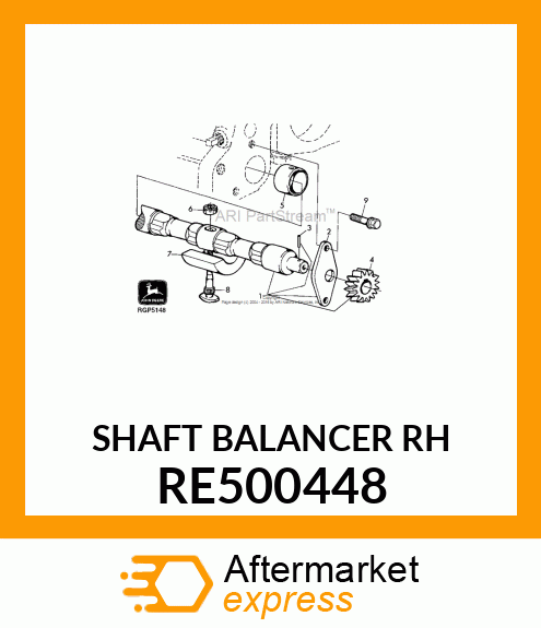 BALANCER SHAFT RE500448