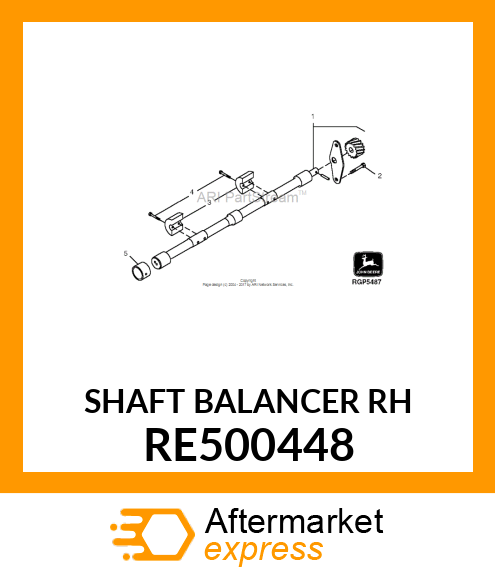 BALANCER SHAFT RE500448