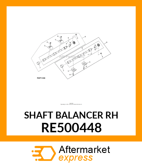 BALANCER SHAFT RE500448