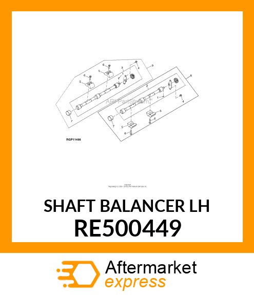 BALANCER SHAFT RE500449