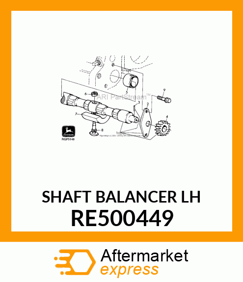 BALANCER SHAFT RE500449