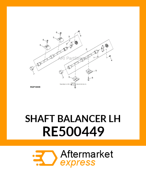 BALANCER SHAFT RE500449