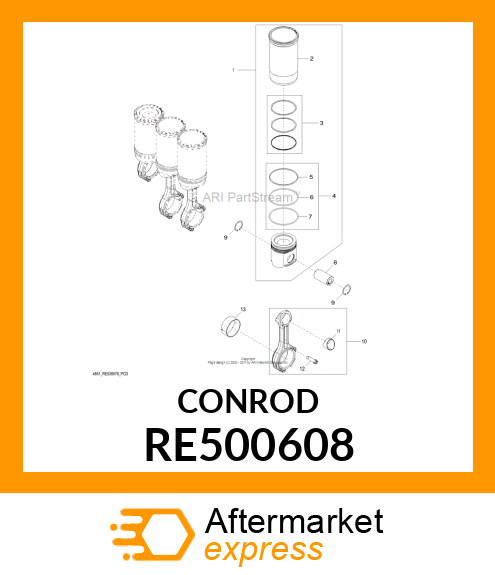 CONNECTING ROD RE500608