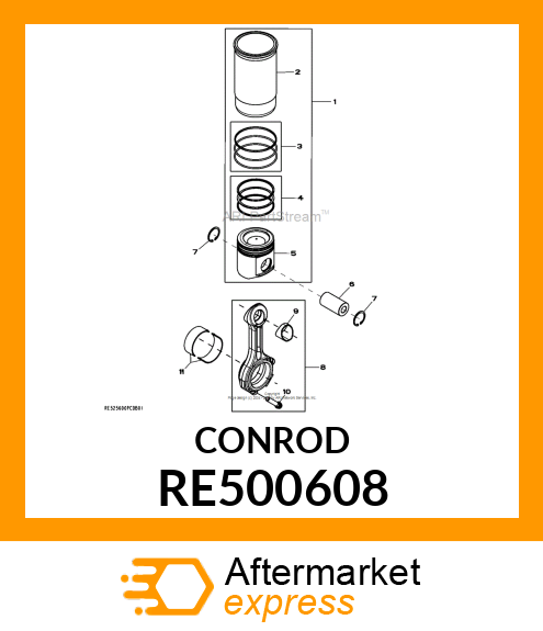 CONNECTING ROD RE500608