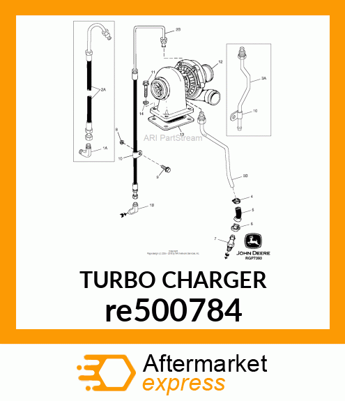 TURBOCHARGER, re500784