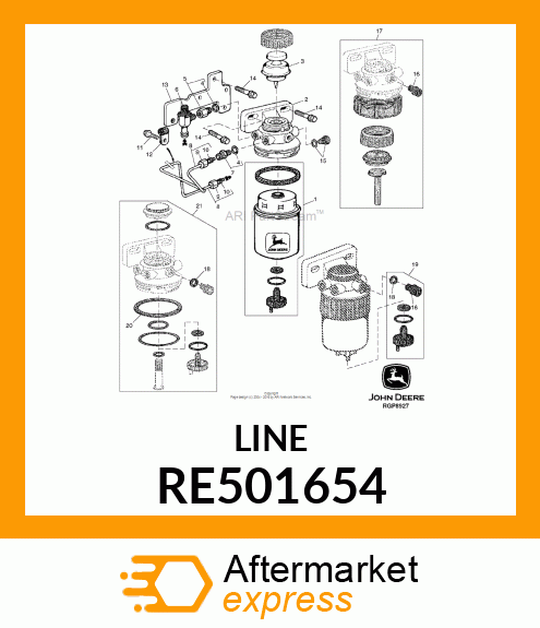 Fuel Line RE501654