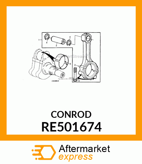 CONNECTING ROD RE501674