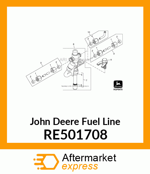 FUEL LINE RE501708