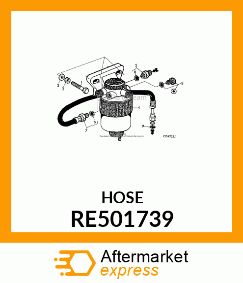 HOSE RE501739