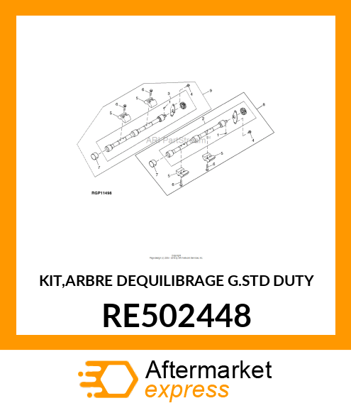 Balancer Shaft RE502448