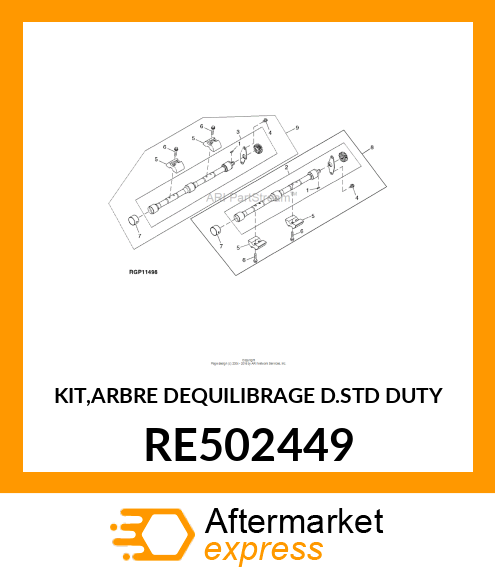 Balancer Shaft RE502449