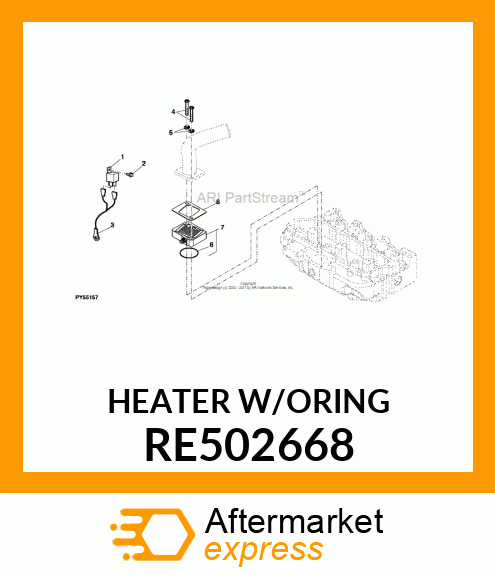 HEATER, AIR 12 V PHILLPS amp; TEMRO RE502668