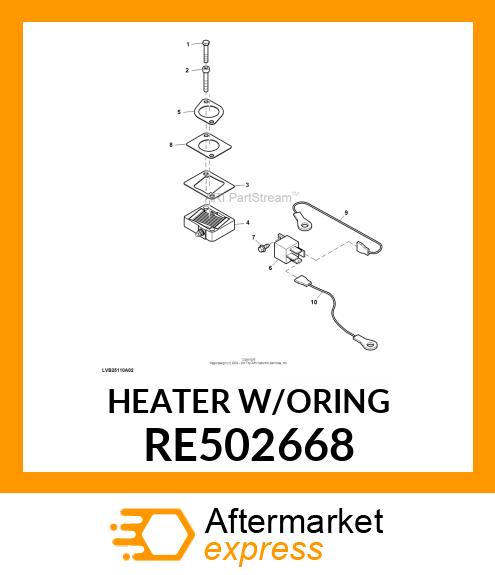 HEATER, AIR 12 V PHILLPS amp; TEMRO RE502668