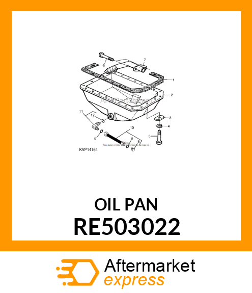 OIL PAN RE503022