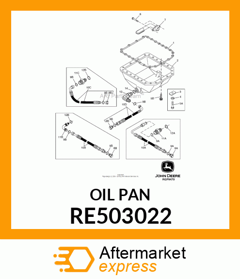 OIL PAN RE503022