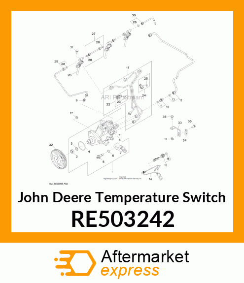 TEMPERATURE SWITCH RE503242