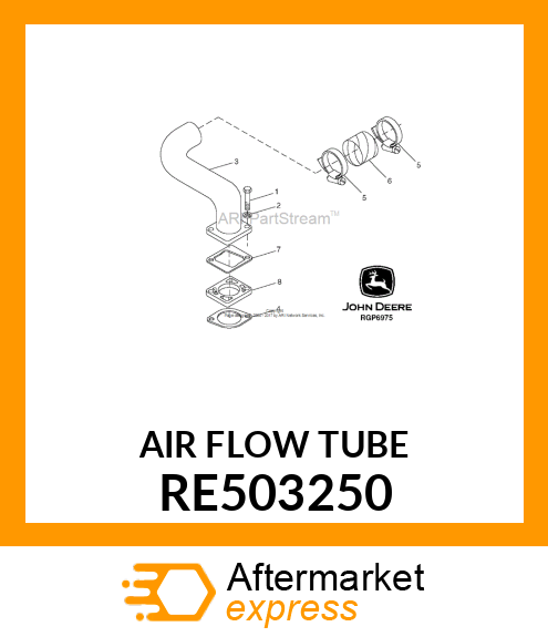 AIR FLOW TUBE RE503250