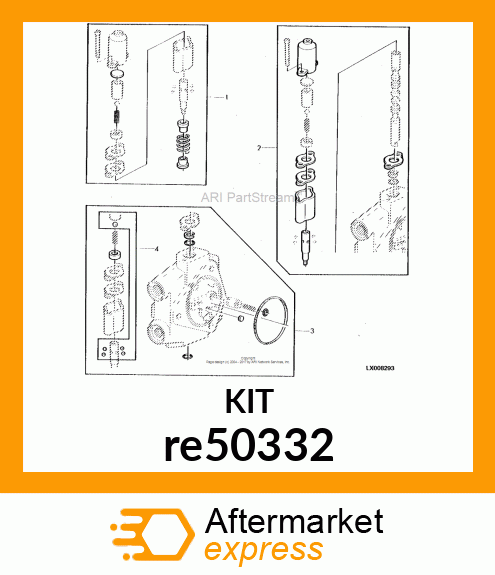 ASSEMBLY LINE PARTS, KIT, OVERHAUL re50332