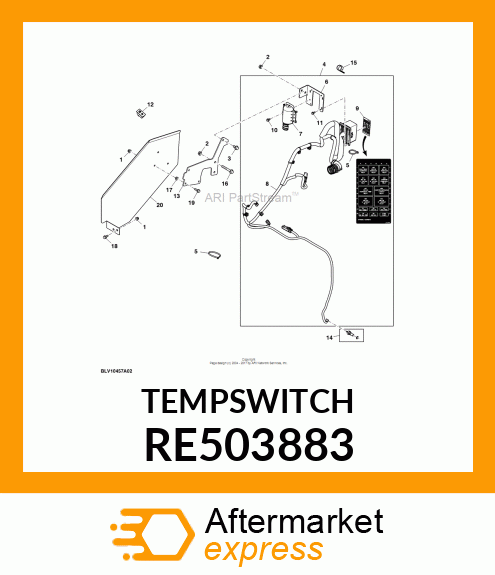 TEMPERATURE SWITCH RE503883