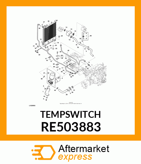 TEMPERATURE SWITCH RE503883