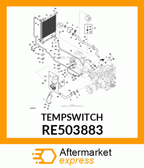 TEMPERATURE SWITCH RE503883