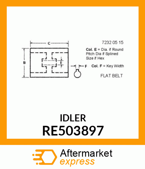 IDLER RE503897