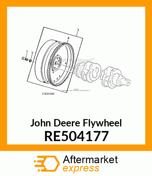 FLYWHEEL RE504177