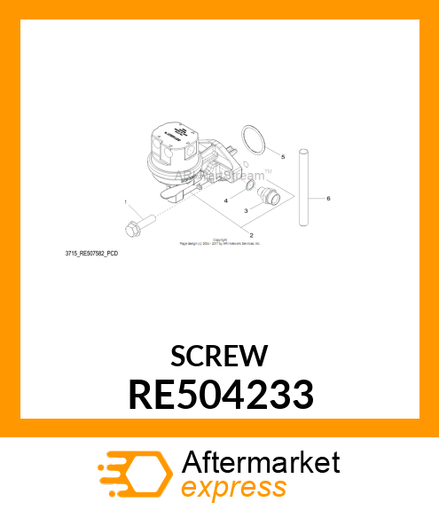 CAP SCREW RE504233