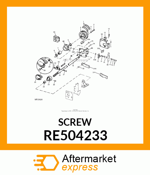 CAP SCREW RE504233