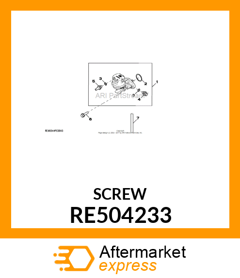 CAP SCREW RE504233