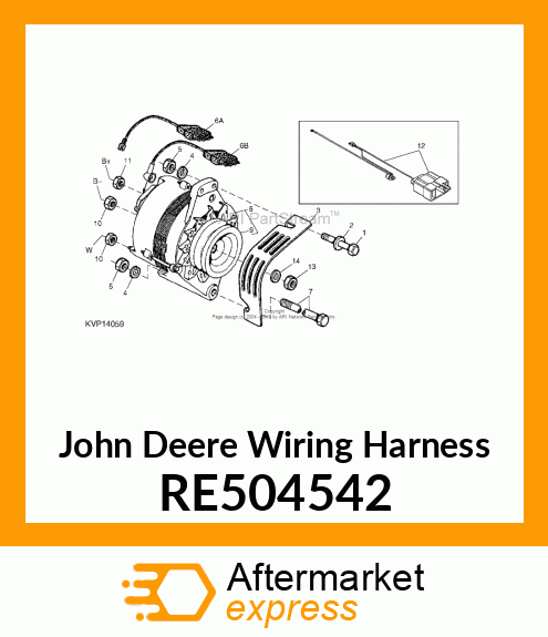 WIRING HARNESS RE504542