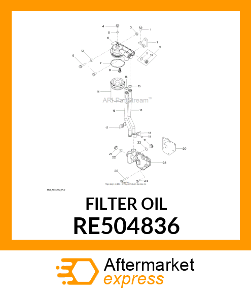 OIL FILTER RE504836