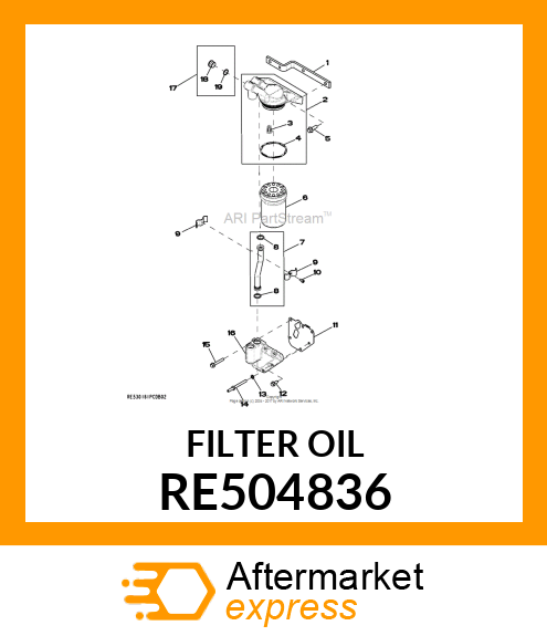 OIL FILTER RE504836